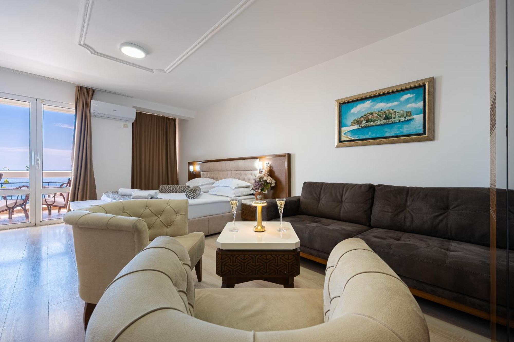 Hotel Adrovic Sveti Stefan Eksteriør billede