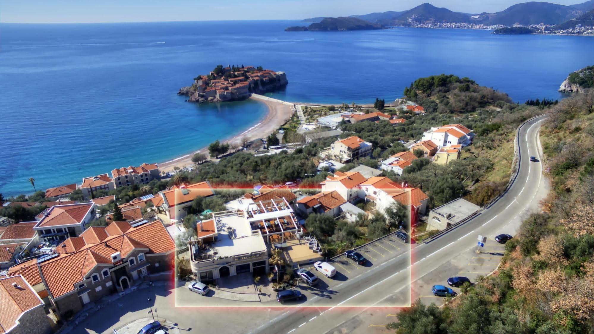 Hotel Adrovic Sveti Stefan Eksteriør billede
